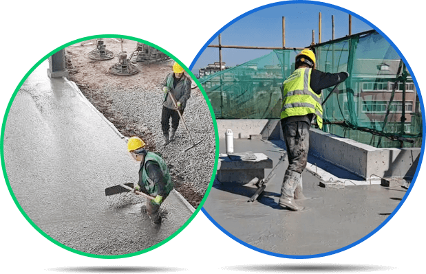 武汉轻骨料混凝土施工现场